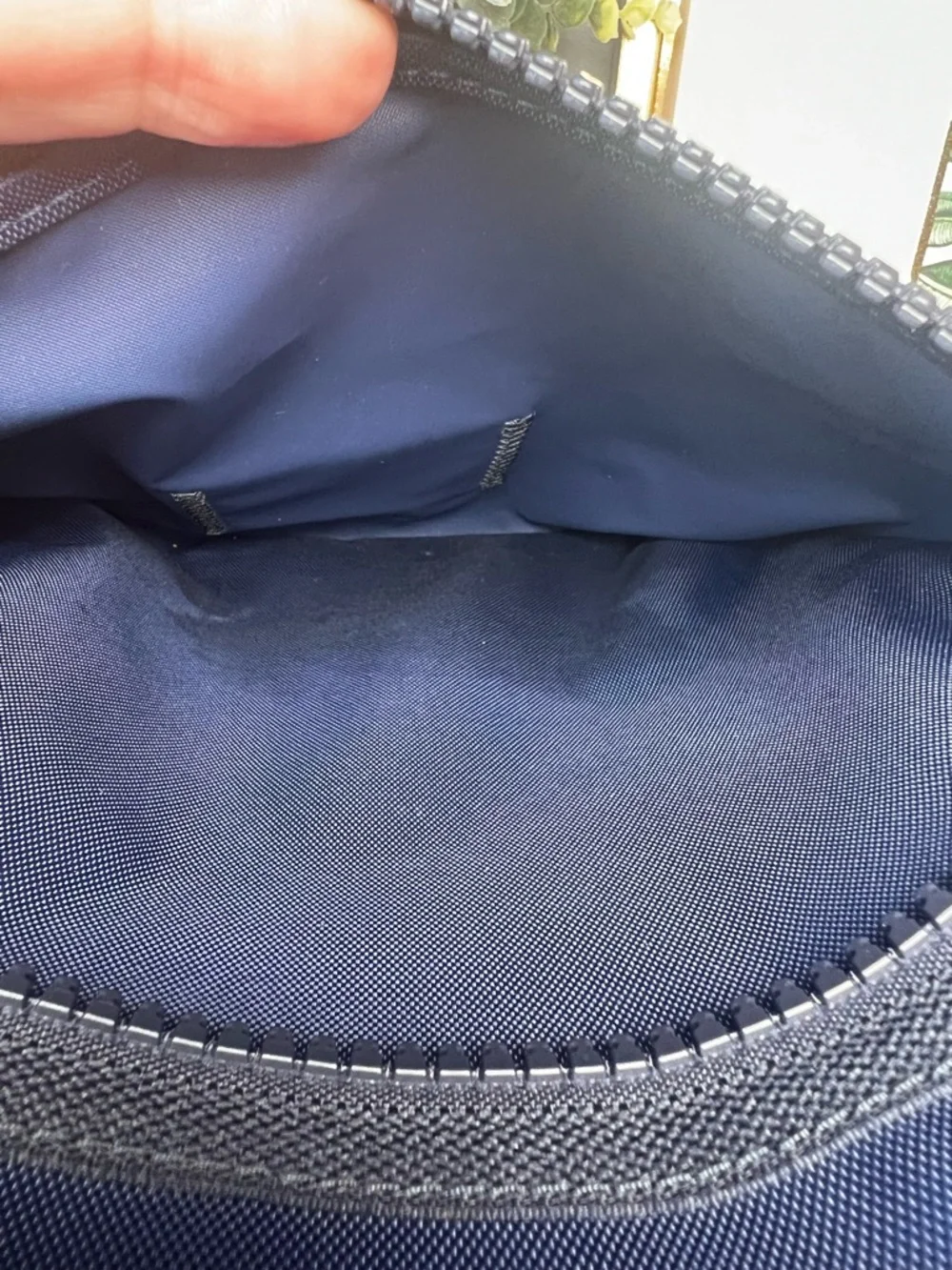 Marc Jacobs EUC Navy Nylon Biker Crossbody Bag with Gold Hardware - Picture 9 of 13